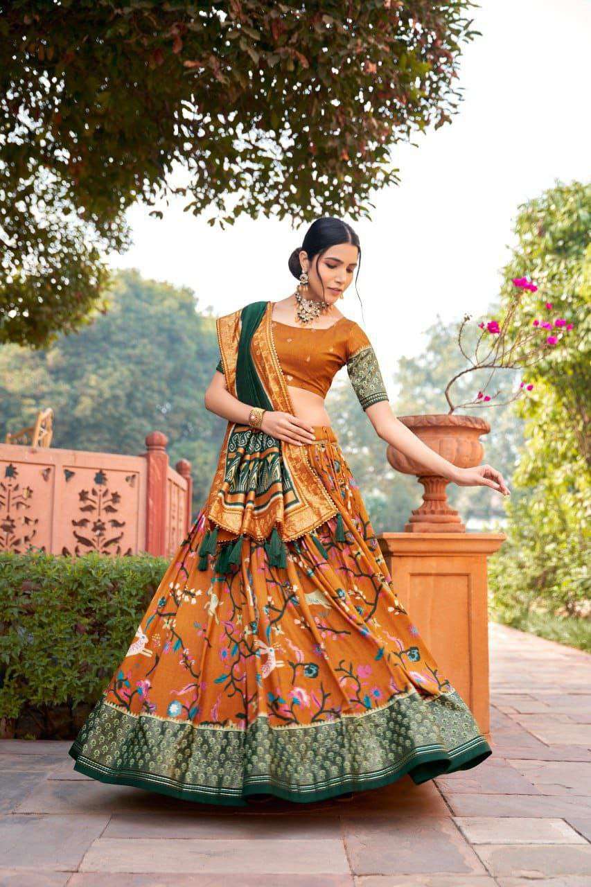 Women's Ethnic Printed Lehenga Choli Set with Tassel Dupatta ? Perfect for Festivals & Functions - Image 7
